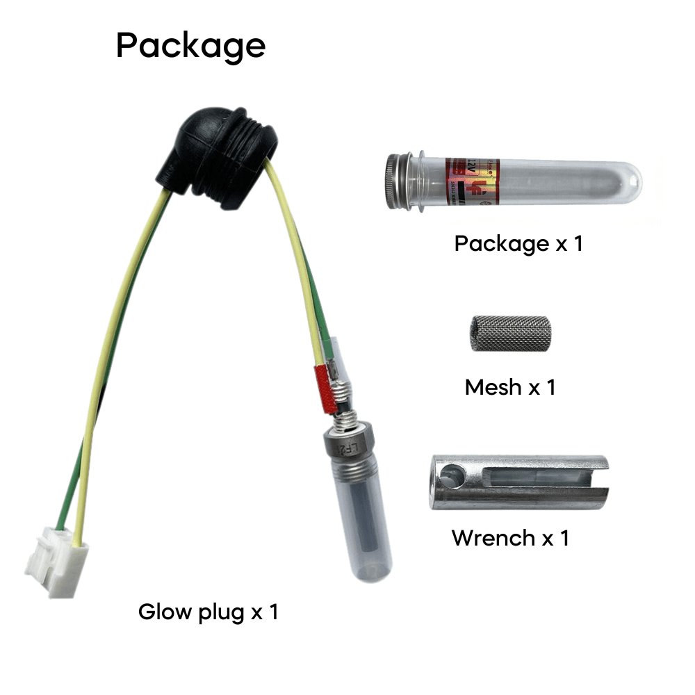 Ceramic glow plug for 24V autonomous diesel heater